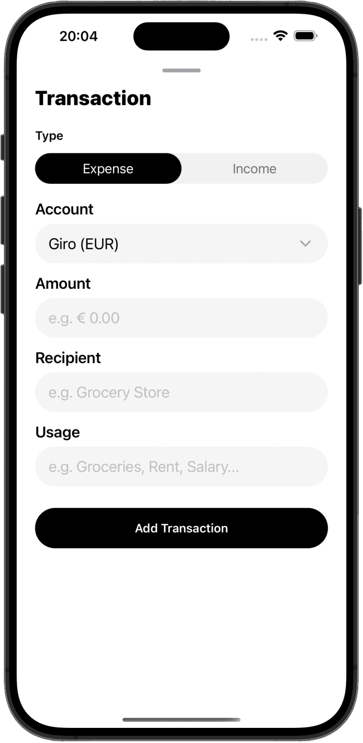 Track Expenses & Income screenshot